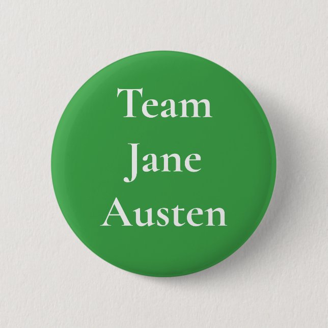 Badge Rond 5 Cm Équipe Jane Austen (Devant)