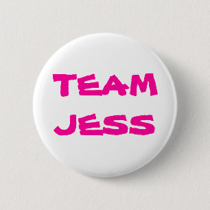 Badge Rond 5 Cm Équipe Jess