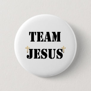 Badge Rond 5 Cm Équipe Jésus