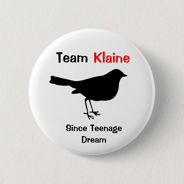 Badge Rond 5 Cm Équipe Klaine (Devant)