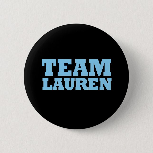 Badge Rond 5 Cm Équipe Lauren (Devant)