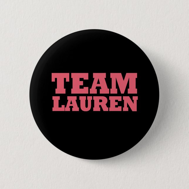 Badge Rond 5 Cm Équipe Lauren (Devant)