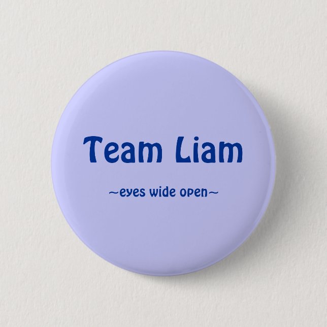 Badge Rond 5 Cm Équipe Liam (Devant)