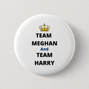 Badge Rond 5 Cm Équipe Meghan et Harry