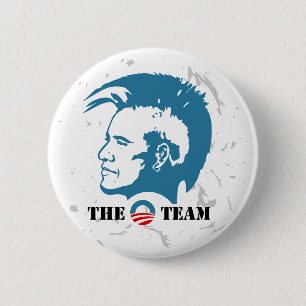 Badge Rond 5 Cm Équipe Obama 2012