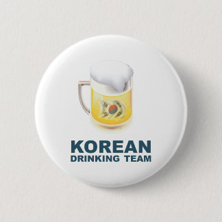 Badge Rond 5 Cm Équipe potable coréenne