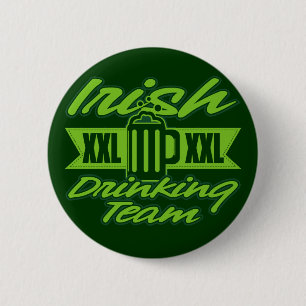 Badge Rond 5 Cm Équipe potable irlandaise de XXL