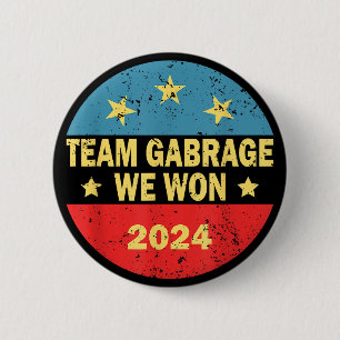 Badge Rond 5 Cm Équipe poubelle nous avons gagné Équipe poubelle p