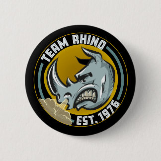 Badge Rond 5 Cm Équipe Rhino Button