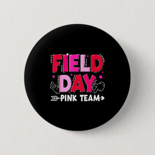 Badge Rond 5 Cm Équipe rose journée sur le terrain jeu de couleur