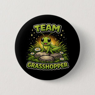 Badge Rond 5 Cm Équipe Sauterelle