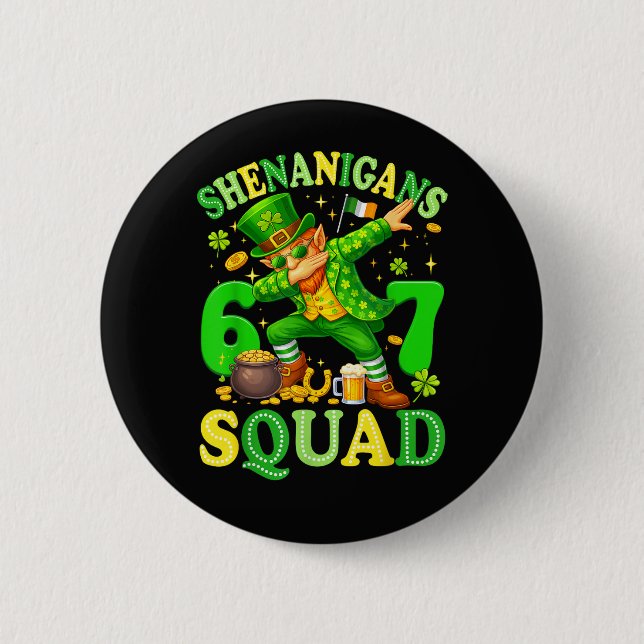 Badge Rond 5 Cm Équipe Shenanigans (Devant)