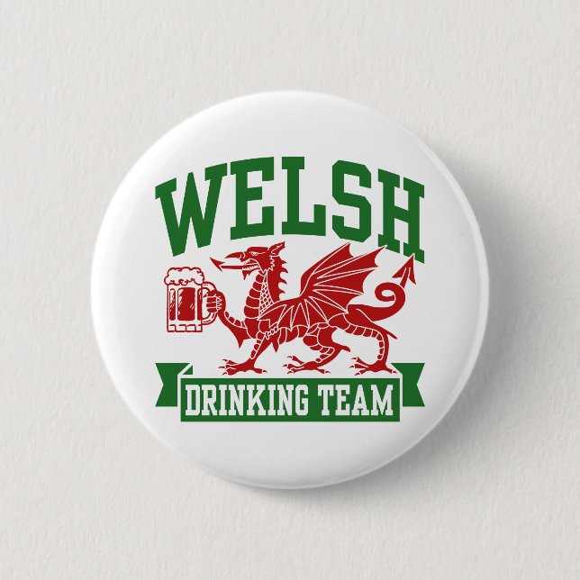 Badge Rond 5 Cm Équipe Welsh (Devant)