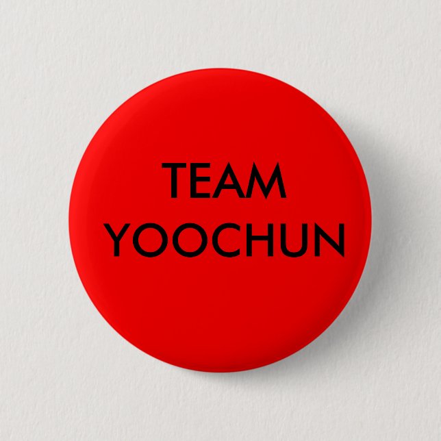 BADGE ROND 5 CM ÉQUIPE, YOOCHUN (Devant)