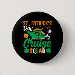Badge Rond 5 Cm Équipée de croisière de la Saint-Patrick tenue ass