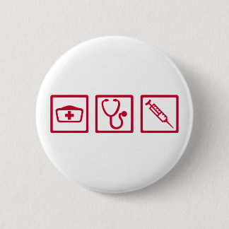 Badge Rond 5 Cm Équipement d'infirmière