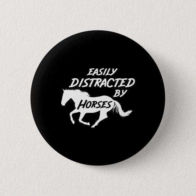 Badge Rond 5 Cm Équitation (Devant)