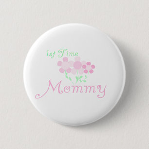 Badge Rond 5 Cm ęr Maman de temps