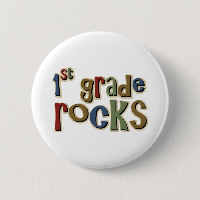 Badge Rond 5 Cm ęr Roches première de catégorie (Devant)