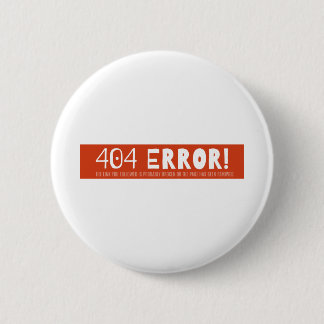 Badge Rond 5 Cm Erreur 404