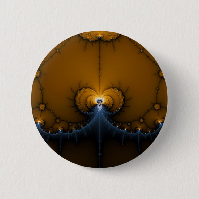 Badge Rond 5 Cm Erte - Fractal (Devant)