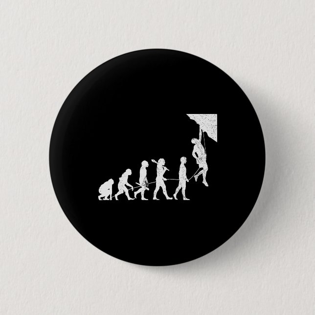 Badge Rond 5 Cm Escalade Solo Grimpeur Bloc Libre  (Devant)