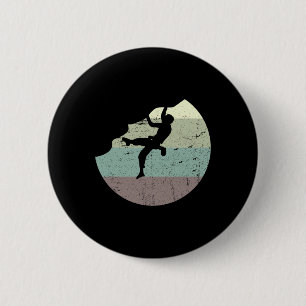 Badge Rond 5 Cm Escalade vintage grimpeur bouldering coucher de so
