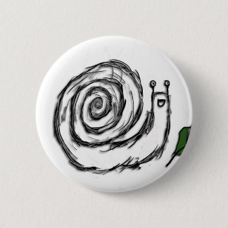 Badge Rond 5 Cm Escargot