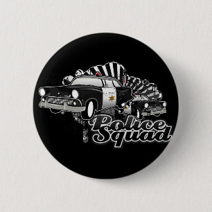 Badge Rond 5 Cm Escouade de police