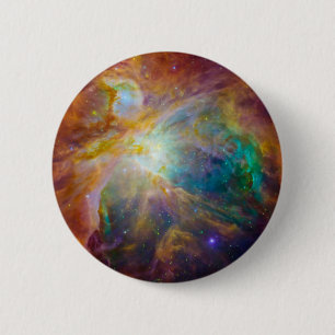 Badge Rond 5 Cm Espace - Chaos dans Orion
