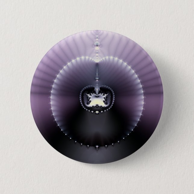 Badge Rond 5 Cm Espace pourpre (Devant)