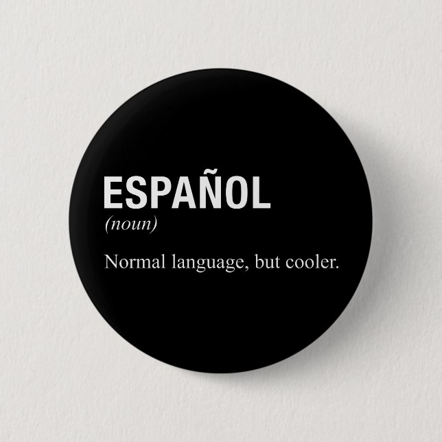 BADGE ROND 5 CM ESPAGNOL (Devant)