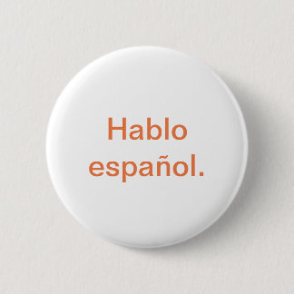 Badge Rond 5 Cm Español de Hablo