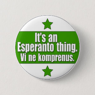 Badge Rond 5 Cm EsperantoThing