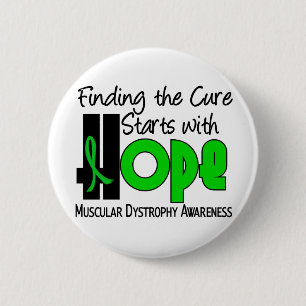 Badge Rond 5 Cm ESPOIR 4 de dystrophie musculaire