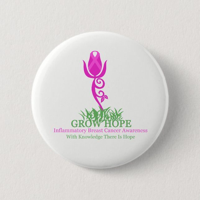 Badge Rond 5 Cm Espoir croissant (Devant)