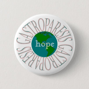 Badge Rond 5 Cm Espoir de gastroparésie
