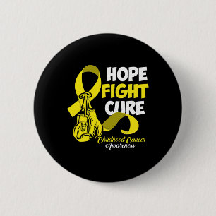 Badge Rond 5 Cm Espoir de lutte contre le cancer infantile