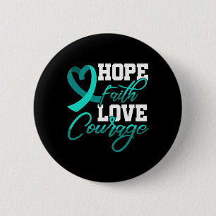 Badge Rond 5 Cm Espoir Foi Aimer Courage Pstd Sensibilisation au s
