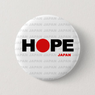 Badge Rond 5 Cm Espoir pour le Japon