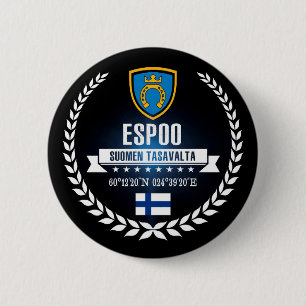 Badge Rond 5 Cm Espoo