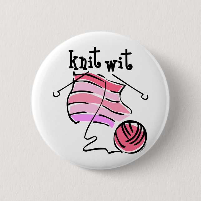 Badge Rond 5 Cm Esprit de Knit (Devant)