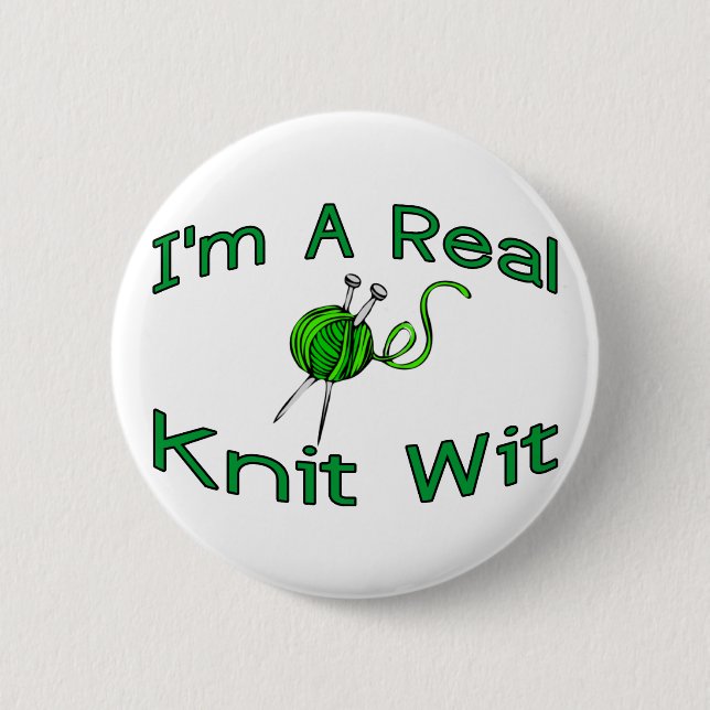 Badge Rond 5 Cm Esprit de Knit (Devant)