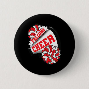 Badge Rond 5 Cm Esprit de pom-pom girls Falcons Ck à l'école R