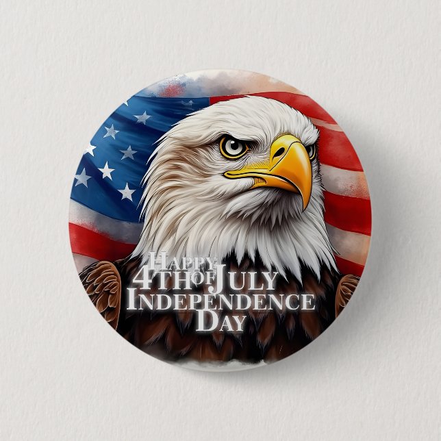 Badge Rond 5 Cm Esprit d'indépendance (Devant)