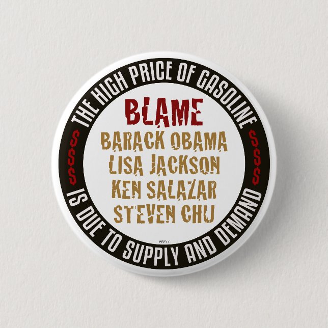 Badge Rond 5 Cm Essence d'Obama (Devant)