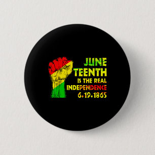Badge Rond 5 Cm Est Le Véritable Jour De L'Indépendance 1865 La Li
