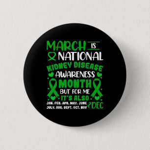 Badge Rond 5 Cm Est-Nationale Mois De Sensibilisation Aux Maladies