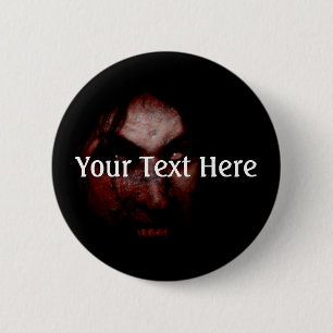 Badge Rond 5 Cm Est Tombé En Attente De Vous
