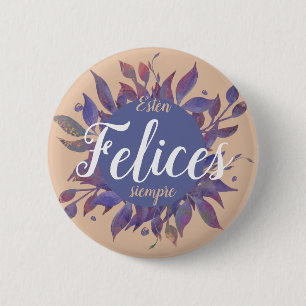 Badge Rond 5 Cm Estén felice